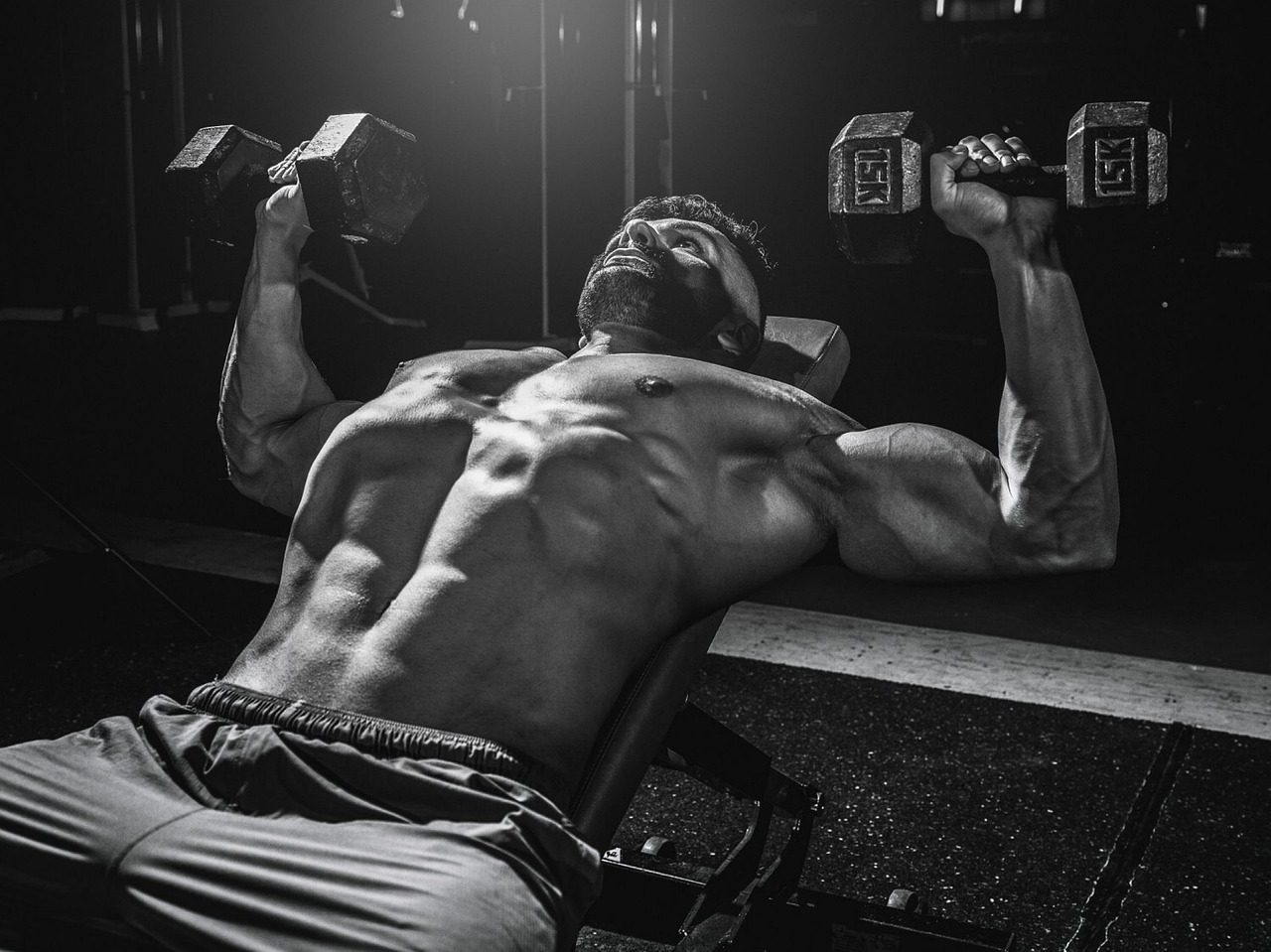 Beginner doing compound lifts